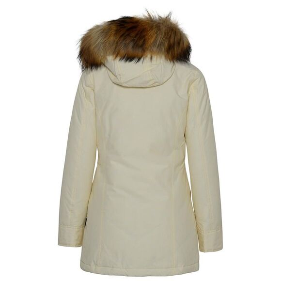 Woolrich John Rich & Bros Artic White Cotton Blend Parka Women - Picture 3 of 3